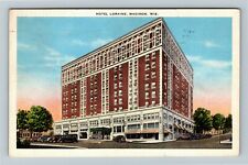 Madison WI-Wisconsin, Hotel Loraine Antique c1936 Vintage Souvenir Postcard picture