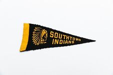 Vintage Southtown High School Indians Souvenir Mini Felt Pennant 7.5