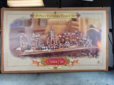 39 Piece Victorian Village Set-Grandeur Noel - Collector's Edition 1999 picture