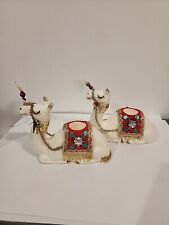Vintage Holt Howard Camel Candleholder 1960 Lot of 2 Ceramic SEE PICS 4 CONDITIO picture