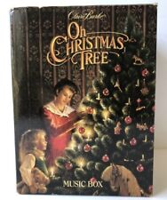 Vintage OH Christmas Tree Music Box  Claire Burke 1988 Porclain picture