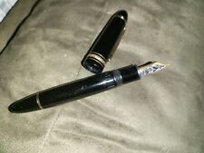 MONTBLANC MEISTERSTUCK 149 FOUNTAIN PEN 14K BLACK GOLD RESIN picture
