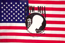 AMERICAN POW MIA 3 X 5 FLAG banner POSTER military #333 powmi USA WALL HANGING  picture