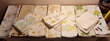 Lot 10 Cutter Vintage  PC Pillowcase Floral Poly Cotton Quilt Fabric Bedding picture