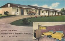 Postcard 1940s Tennessee Knoxville Terrace View Ct interior entrance TN24-4373 picture