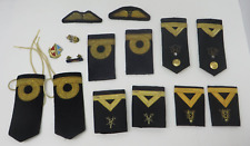 British Royal Navy Officer's Straps Shoulder Boards AND PINS COOL RARE LOT picture