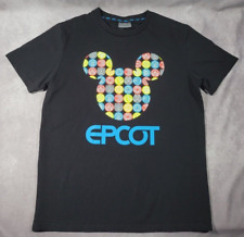 Epcot Disney Mickey Mouse Ears T Shirt Large Rare Multicolor picture