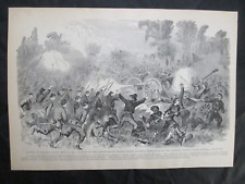 1885 Civil War Print - Battle of Baker's Creek, May 16, 1863, Mississippi picture