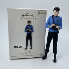 Hallmark Keepsake Ornament 2011 Star Trek Legends Spock 2nd In Series picture