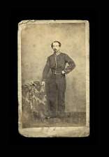 1860s CDV Signed ID'd Civil War Soldier 11th New York Cavalry 