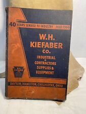 Antique 1960 40th Edition W. H. Kiefaber Catalog picture