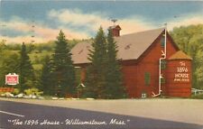 Postcard 1951 Massachusetts Berkshire Hills 1896 House restaurant MA24-1825 picture
