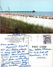 Florida Fort Walton Beach Coronado Motor Hotel Posted to Madison SD Postcard picture