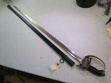 WWII GERMAN SWORD & SCABBARD EICKHORN MARKED WITH BOTH FOLDING GUARDS #Y129 picture