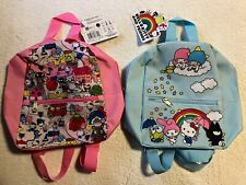 Accessory Innovations Sanrio Hello Kitty & Friends Pink & Blue Mini Backpack Lot picture