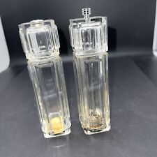 Vintage Pair Of Olde Thompson Lucite Salt & Pepper Shakers picture