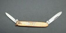 Vintage Gold-Filled VOOS 2 Blade Folding Pocket Knife with “G.B.S.” engraved picture
