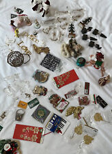 Vintage Christmas Beautiful & Cool Hanging Decoration Lot +50 pcs-Mixed-Unused picture