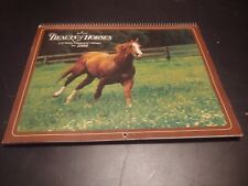 Vintage 1981 1982 1983 The Beauty of Horses Hallmark 17-Month Calendar picture