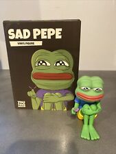 Youtooz: Sad Pepe Vinyl Figure [Toys, Ages 15+, #3] RARE Pre-Owned picture