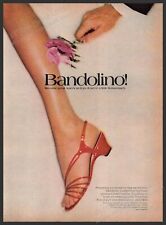 Bandolino Shoes 1980s Print Ad 1982 Legs Pink Rose picture