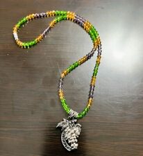 2024 Krewe of Bacchus Glass Mardi Bead with Pendent picture