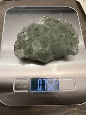 marcasite growing on green FLUORITE crystal picture