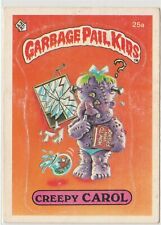 Garbage Pail Kids GPK Creepy Carol glossy back OS1 1985 Original Series 1 picture
