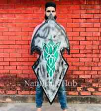 High elven warrior shield | Wooden viking shield | Black Knight Shield Cosplay picture