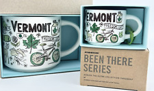 Starbucks Vermont Been There Mug & Espresso Cup Ornament Set Across the Globe picture