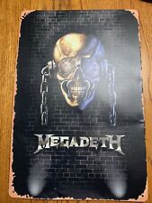 Megadeath Heavy Metal/Rock Tin Metal Sign Man Cave Garage Art Band Music picture