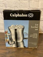 Calphalon Ice Bucket Set Stainless Steel Includes Ice Bucket And Scoop No Lid￼ picture