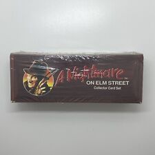 1991 A NIGHTMARE ON ELM STREET  Trading Cards COFFIN FACTORY SET SEALED VINTAGE picture