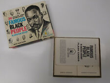 1970 Ed-U-Cards Famous Black People in American History Complete Set Trivia Game picture