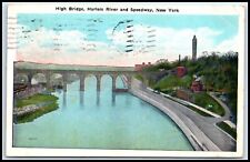 Postcard High Bridge Harlem River And Speedway New York City NY Y39 picture