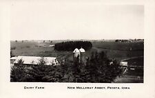 Peosta Iowa New Melleray Abbey Dairy Farm RPPC Postcard LP05 picture