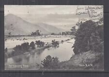 NEW SOUTH WALES, 1906 ppc. The Subsiding Flood, 1d. Sydney to GB. picture