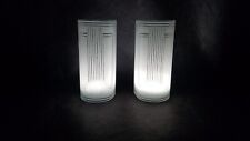 *RARE FIND* Vintage MCM Art Deco Glass Theater Light Shade Sconce Pair 20 30 40s picture
