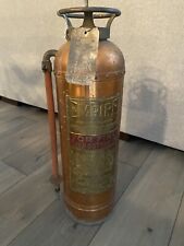 Vintage Empire Fire Extinguisher Copper American-LaFrance-Foamite Co Empty picture