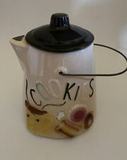 Vintage 1950s McCoy Coffee Pot/Tea Kettle Ceramic Cookie Jar Made in USA picture