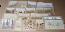 25 Lare 1896 California Trip Marble Mountain Area Camps Travel Stereoviews Ski picture