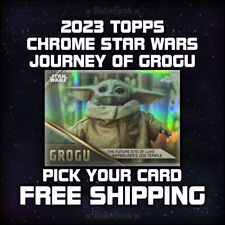 2023 Topps Chrome Star Wars Insert Journey of Grogu - Pick You Card picture