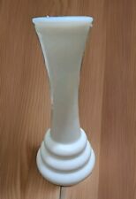 Vintage Milk Glass 3 Ring Ringed Beehive Ribbed Bud Vase 6