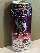 SoBe BERRY POMEGRANATE Energy Drink Can empty 16 FL OZ *EMPTY* Collectors Can picture