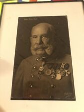 Antique Framed photo Postcard “Kaiser Franz Josef” picture