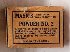 Vintage Mayr's Powder Original Box picture
