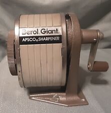 Vintage Berol Giant Apsco Pencil Sharpener Wall or Desk Top 6 Hole Made in USA picture