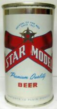 STAR MODEL BEER USBC 135-40, ss Flat Top CAN with STAR Star Union, Peru ILLINOIS picture