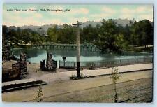 c1910's Lake View Near Country Club Bridge Railway Birmingham Alabama Postcard picture