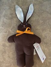 Collectors WOOF & POOF Brown Corduroy w/Bow Bunny Rabbit RARE NEW w TAG Gr8 Gift picture